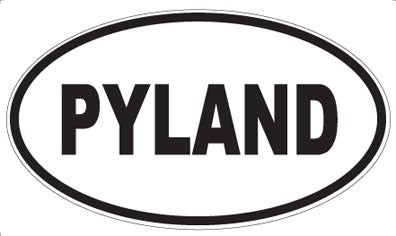 PYLAND - Oval Magnet