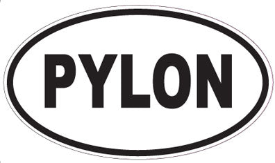 PYLON - Oval Sticker