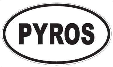 PYROS - Oval Magnet