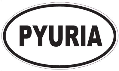 PYURIA - Oval Sticker