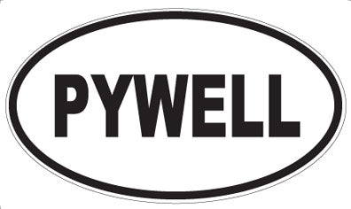 PYWELL - Oval Sticker