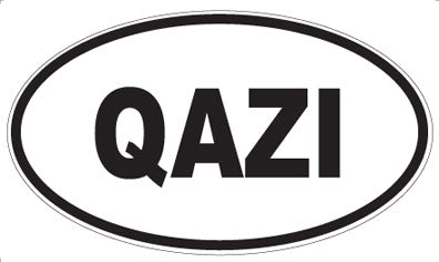 QAZI - Oval Magnet