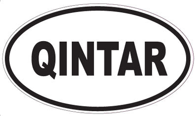 QINTAR - Oval Sticker