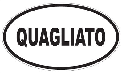 QUAGLIATO - Oval Magnet