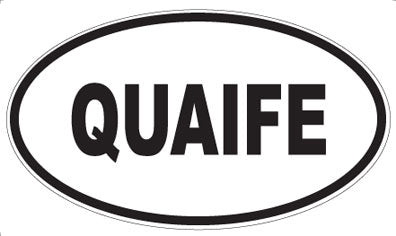 QUAIFE - Oval Magnet