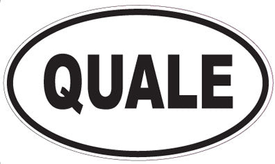 QUALE - Oval Magnet