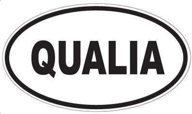 QUALIA - Oval Sticker