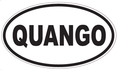 QUANGO - Oval Sticker