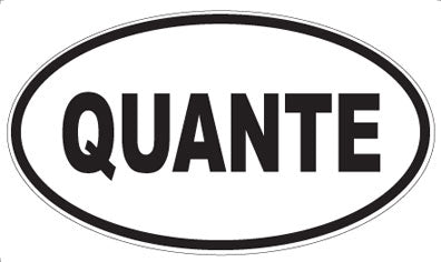 QUANTE - Oval Magnet