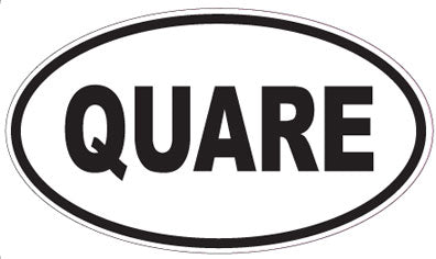 QUARE - Oval Magnet