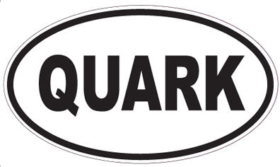 QUARK - Oval Sticker