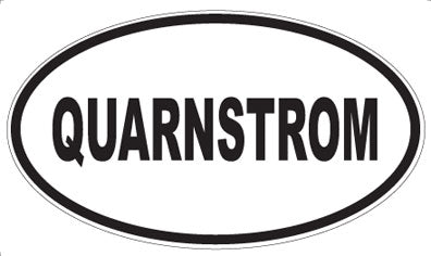 QUARNSTROM - Oval Magnet