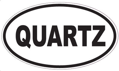 QUARTZ - Oval Sticker