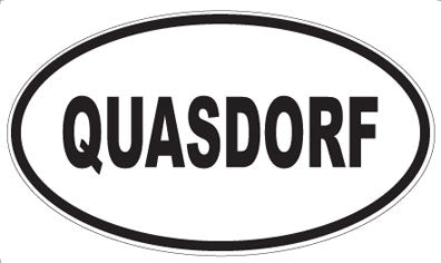 QUASDORF - Oval Magnet