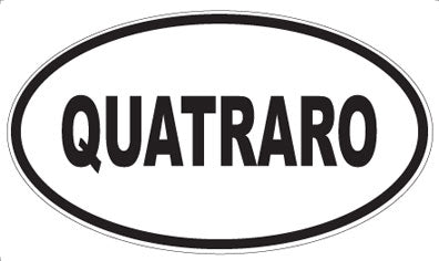 QUATRARO - Oval Magnet