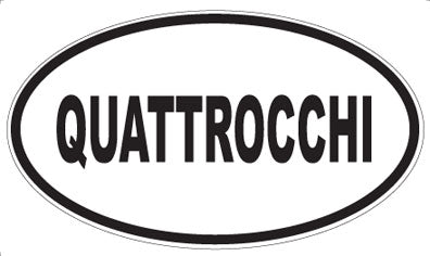 QUATTROCCHI - Oval Magnet