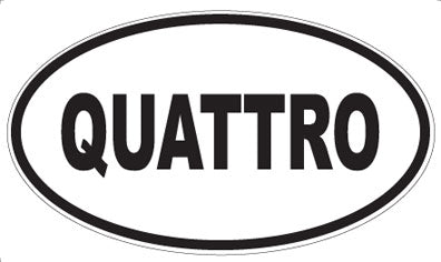 QUATTRO - Oval Magnet