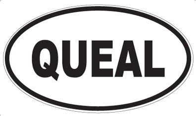 QUEAL - Oval Magnet