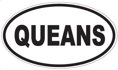 QUEANS - Oval Sticker