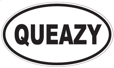 QUEAZY - Oval Sticker
