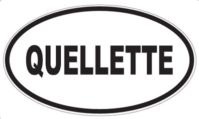 QUELLETTE - Oval Magnet