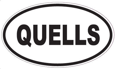 QUELLS - Oval Sticker