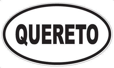 QUERETO - Oval Magnet