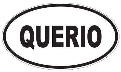 QUERIO - Oval Magnet