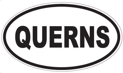 QUERNS - Oval Sticker