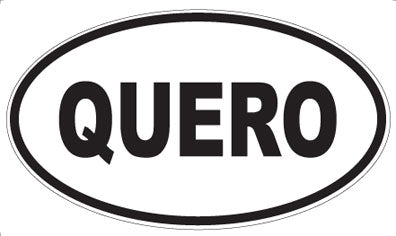 QUERO - Oval Magnet
