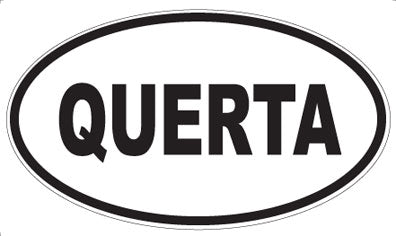 QUERTA - Oval Magnet