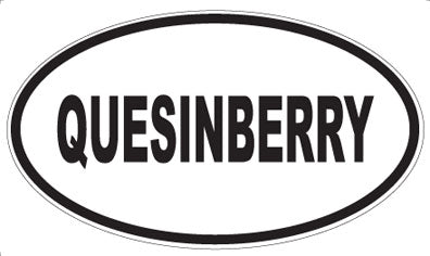 QUESINBERRY - Oval Magnet