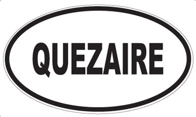 QUEZAIRE - Oval Magnet