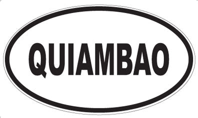 QUIAMBAO - Oval Magnet