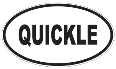 QUICKLE - Oval Magnet