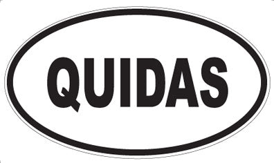 QUIDAS - Oval Magnet