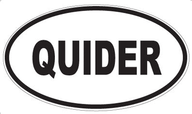 QUIDER - Oval Magnet