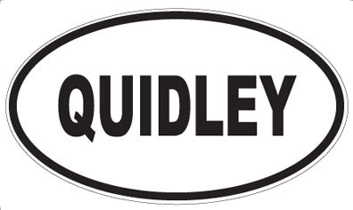 QUIDLEY - Oval Magnet