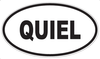 QUIEL - Oval Magnet