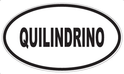 QUILINDRINO - Oval Magnet