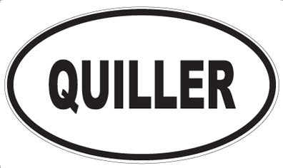 QUILLER - Oval Magnet