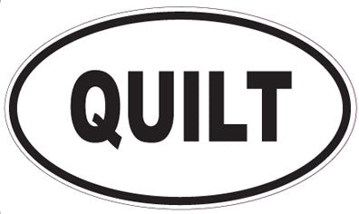 QUILT - Oval Magnet