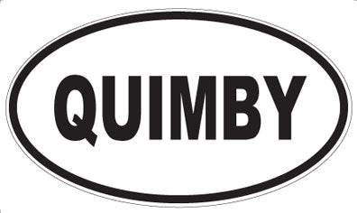 QUIMBY - Oval Magnet