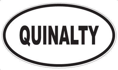 QUINALTY - Oval Magnet