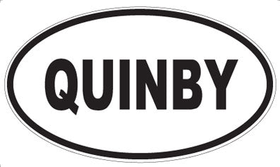 QUINBY - Oval Magnet