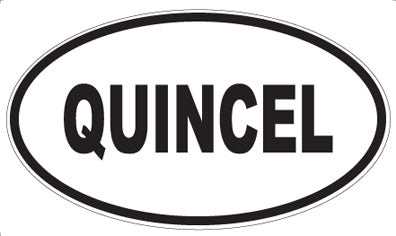 QUINCEL - Oval Magnet