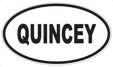 QUINCEY - Oval Magnet