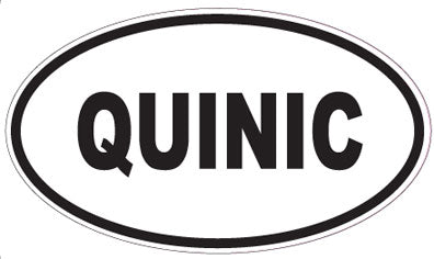 QUINIC - Oval Sticker