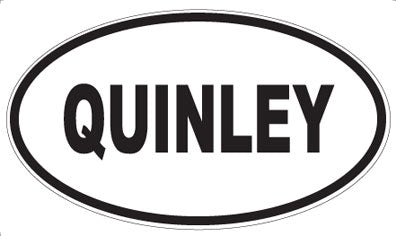 QUINLEY - Oval Magnet
