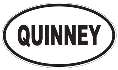 QUINNEY - Oval Magnet